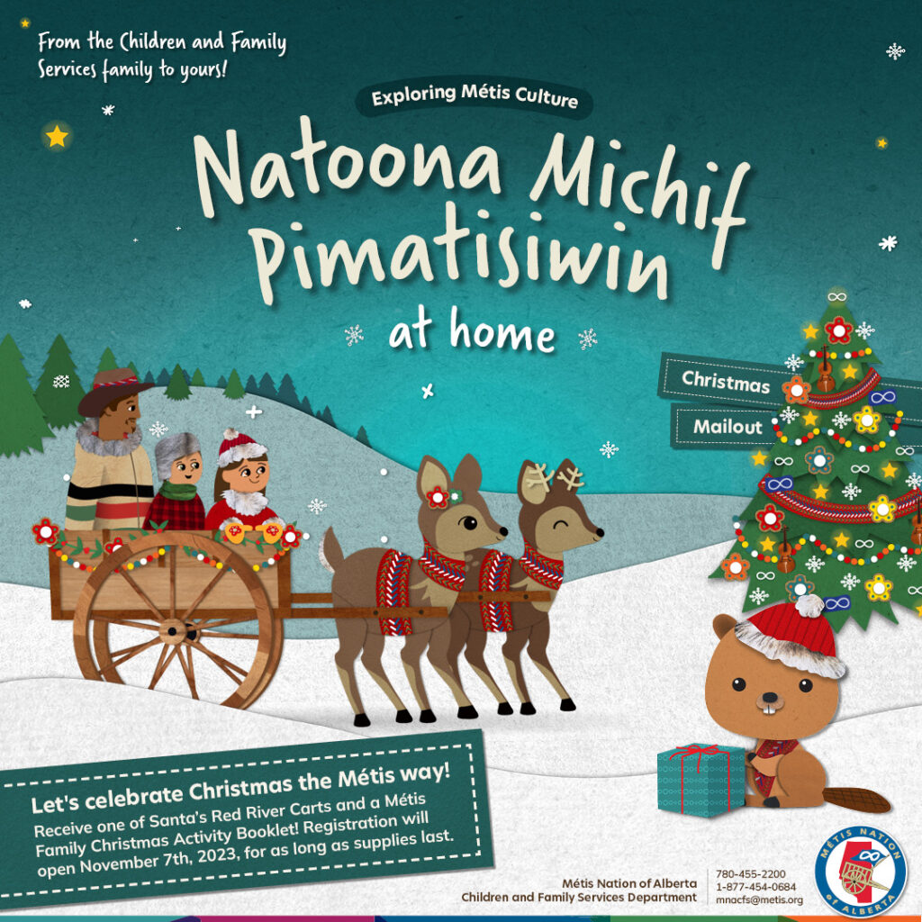 Exploring Métis Culture. Natoona Michif Pimatisiwin at home. 