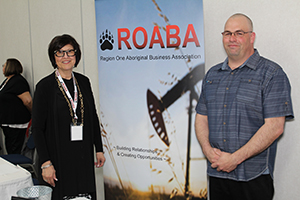 Brenda Bourque-Stratichuk, ROABA Vice President and Jason Ekeberg, ROABA Director