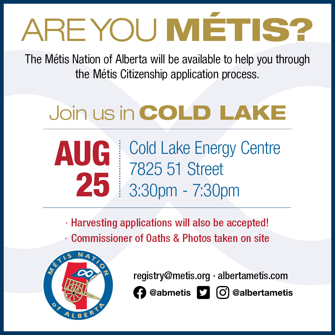 Registry Drive Cold Lake Métis Nation of Alberta