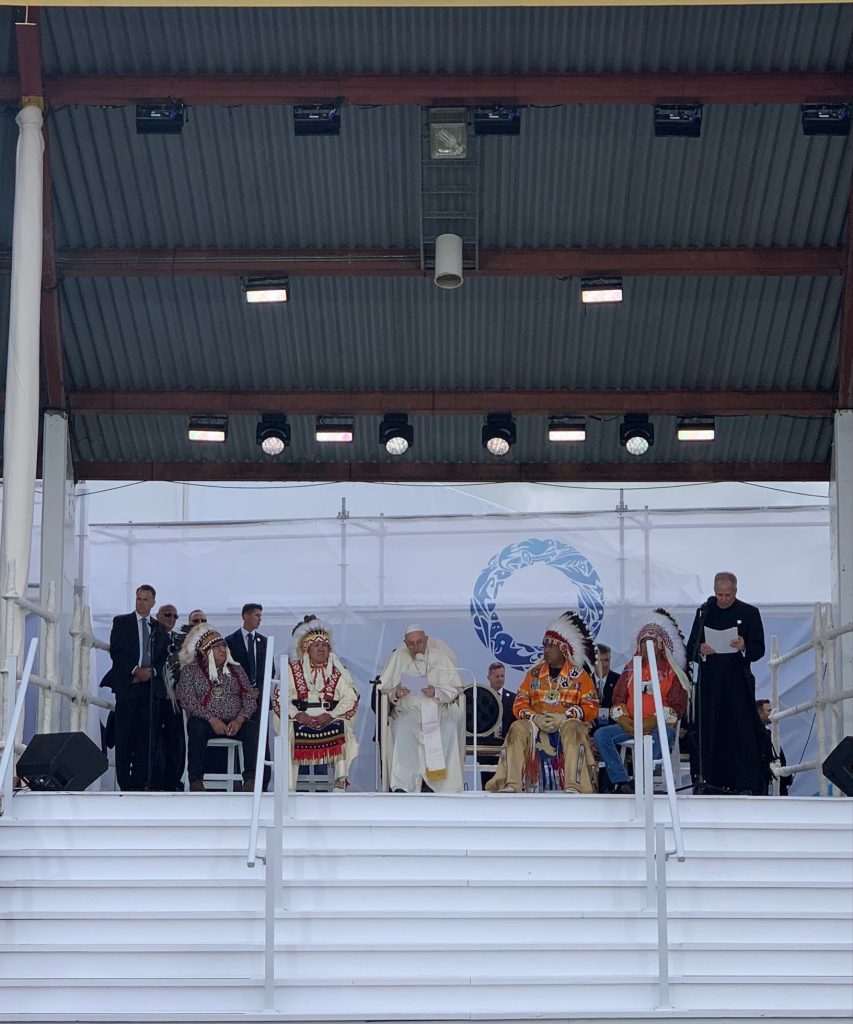 Photo of Pope Francis at Maskwicis