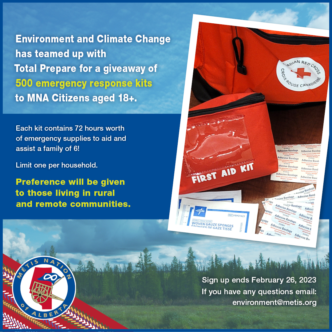 Emergency Preparedness Kit Métis Nation of Alberta