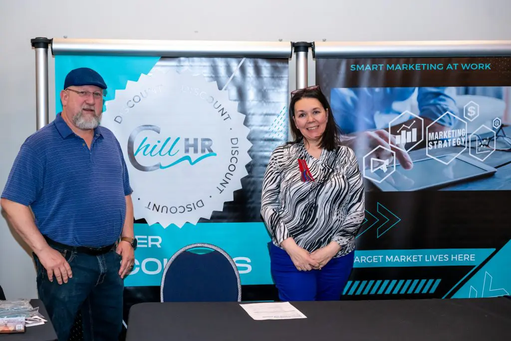 Photo of ChillHR booth