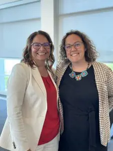 President Andrea Sandmaier and the Hon. Rebecca Alty, Minister of Crown-Indigenous Relations.