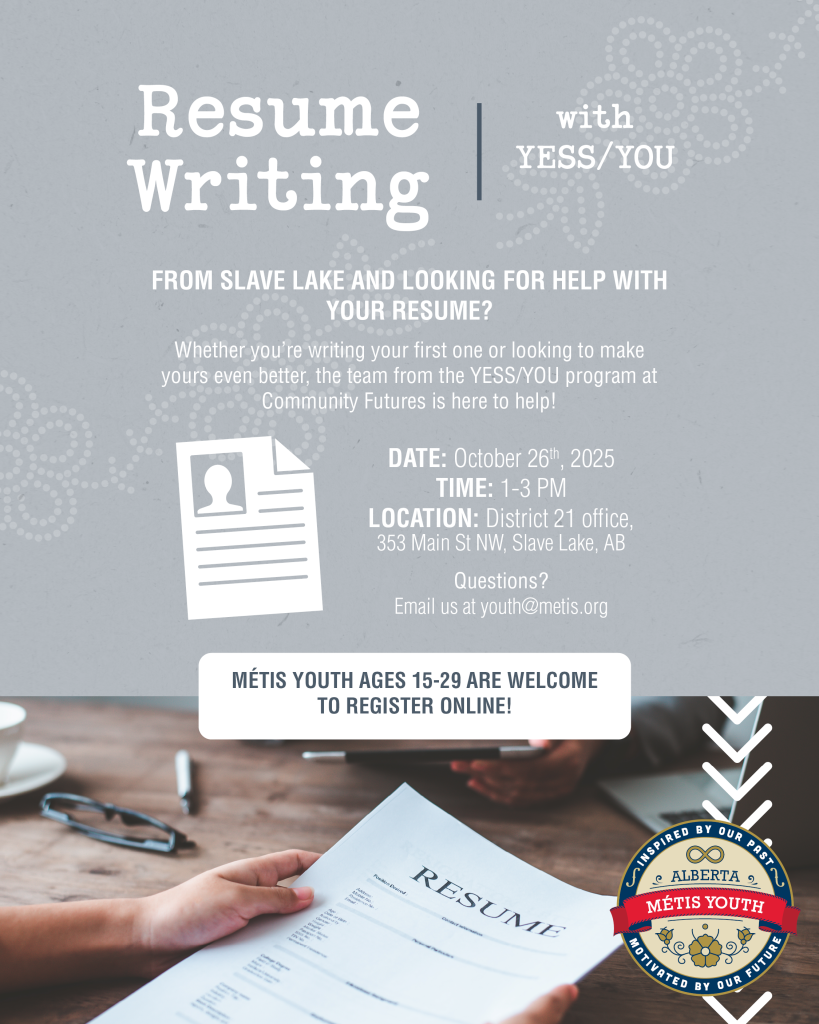 Stock image of a resume