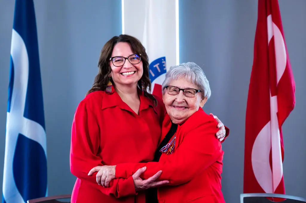 President Andrea Sandmaier and Angie Crerar