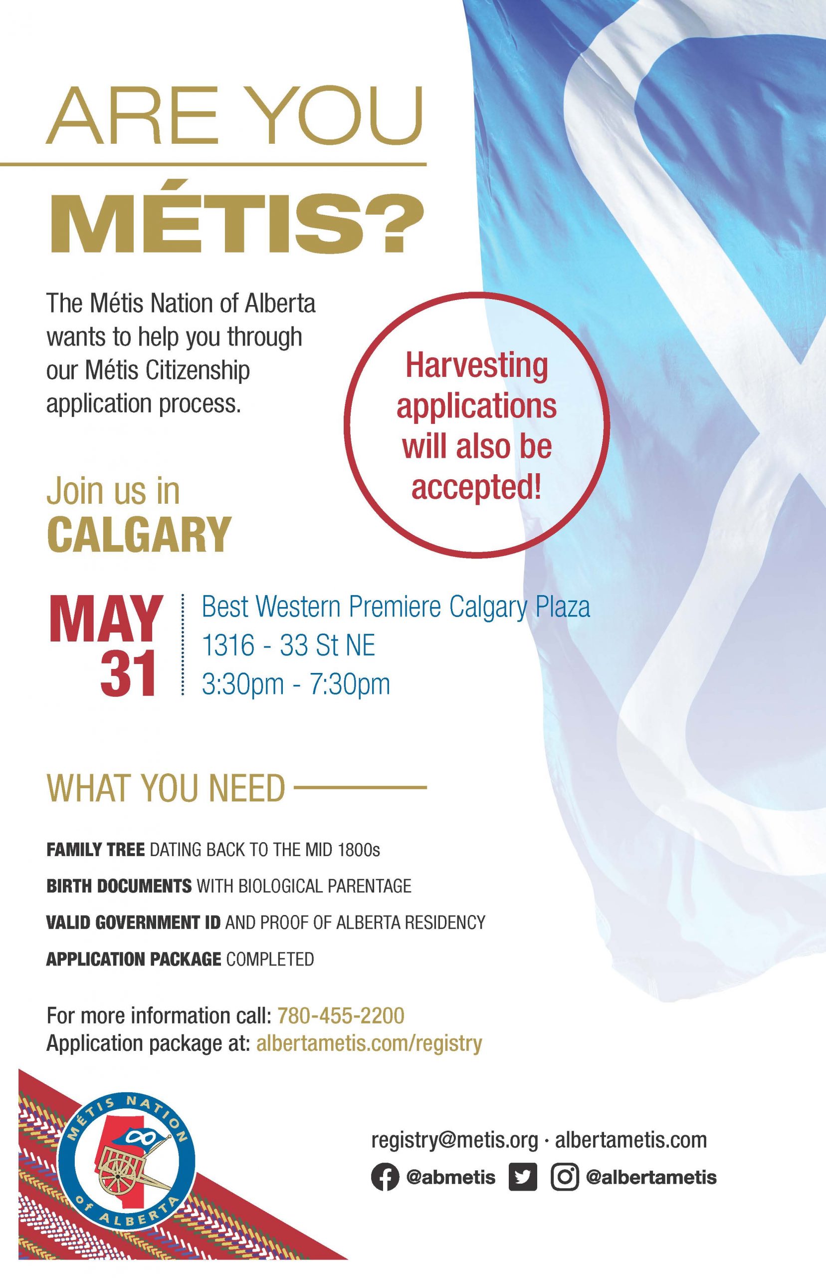 Registry Drive Calgary Métis Nation of Alberta